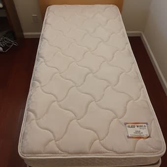 (price down) Twin XL bed and mattress 2