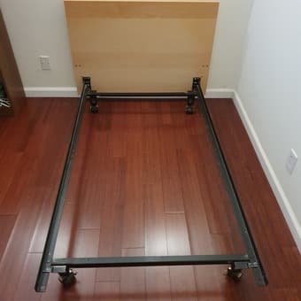 (price down) Twin XL bed and mattress 3