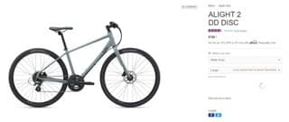 Almost new Bike LIV ALight 2, Size L, + Kryptonite ULock & Cable 1