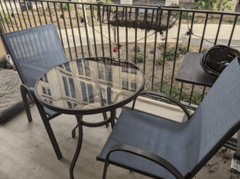 Outdoor seating set for sale, pickup at McFarland 1