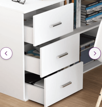White L Shaped Desk (one month of use only) 3