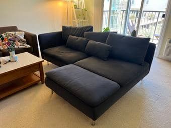 Dark Grey IKEA SÖDERHAMN sectional sofa (1+2 seats) 1