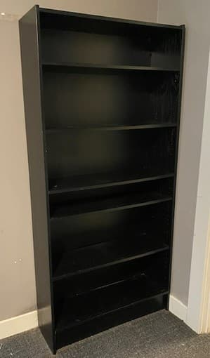 Black bookshelf 1