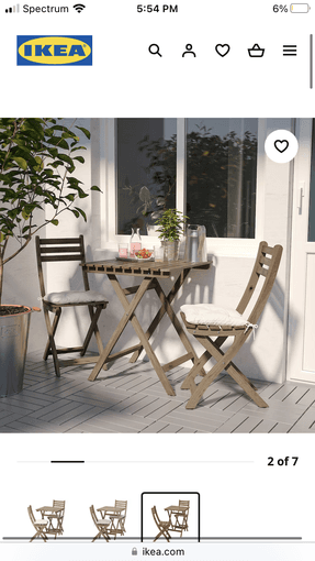 IKEA patio set 2