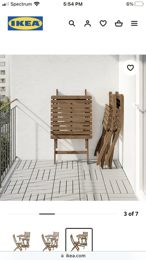 IKEA patio set 3