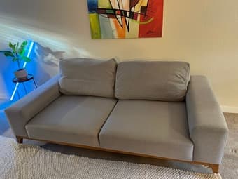 Modern grey couch 1