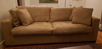 Crate and Barrel Sofa (6 ft long between armrests) 2