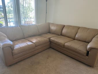 Leather sofa 1