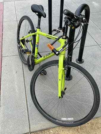 Trek Road Bike + helmet + U Lock for sale -- $400 or best offer!! 3