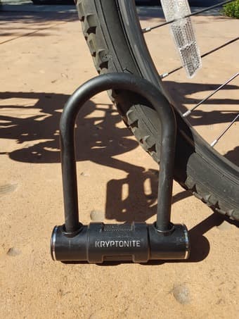 26" Bike + U-Lock and cable for sale 3