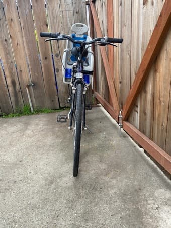 Bike Diamond Back Cross campus + kids bike seat + kids bike helmet 3