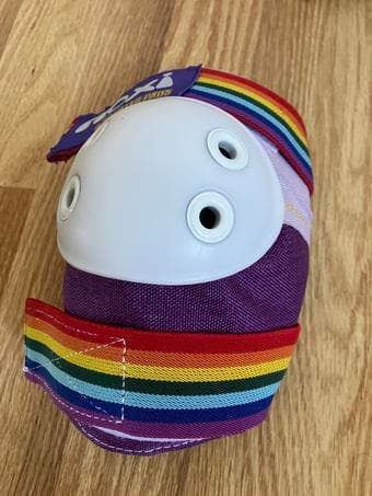 Rainbow kneepads, elbow pads, and wrist guards 3