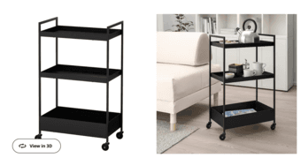 IKEA nissafors bar cart / coffee cart / utility cart 1