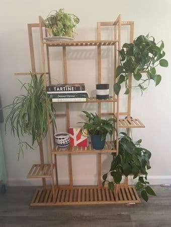 Bamboo Plant Stand / Bookshelf 1
