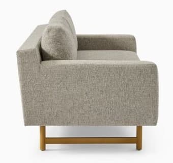 West Elm Grey Sofa 2