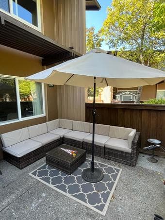 Beautiful 7-set patio set 1