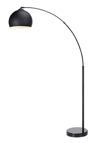 Black Arc Floor Lamp 1