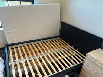 Queen Bed (Frame + Memory Foam Mattress) 1
