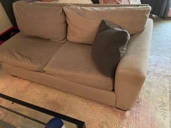 FREE beige pull out couch 1