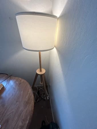 Ikea Wooden Lamp (90$ online) 1