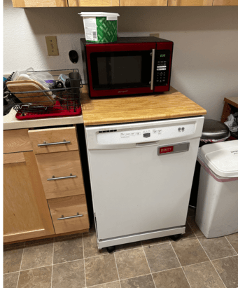 Maytag Portable Dishwasher w/ Wheels and Counter, fits into EV - $200 1
