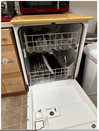 Maytag Portable Dishwasher w/ Wheels and Counter, fits into EV - $200 2