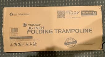 new unopened 36 inch rebounder/mini trampoline 1