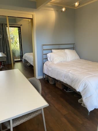 Avail 8/1 furn room with private garden entrance in modern airy house 3