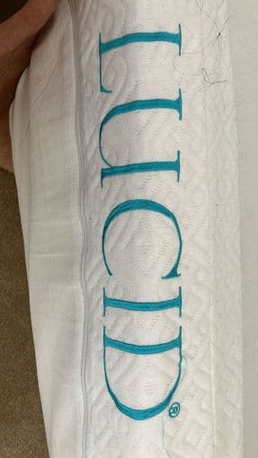 LUCID Brand: Full Size 5 Gel Memory Foam Mattress Almost new 1