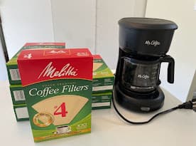 Moving sale - coffee maker, mini-hotpot, desk, lamps, multiple items 1