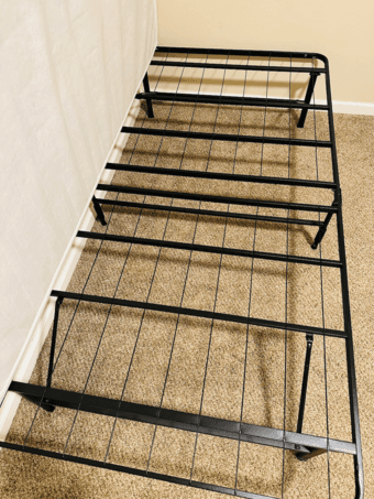 Zinus twin bed frame + mattress 2