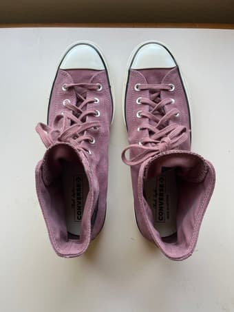 rose pink high top CONVERSE 3