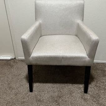 Light gray Accent chair 1