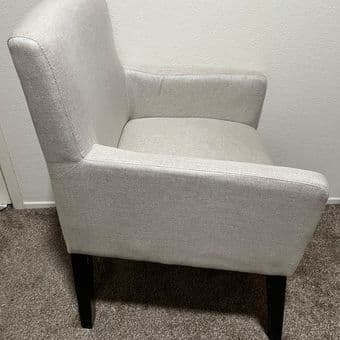 Light gray Accent chair 2