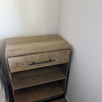 Beautiful beige nightstand (only one) 3