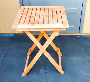 square folding solid wood Table 1