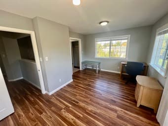 Furnished Master bedroom with an attached bathroom is available 2