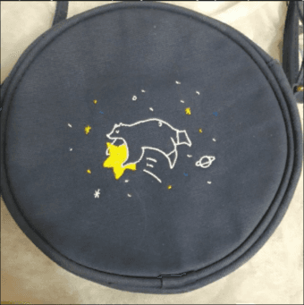 Lost dark blue small bag 1