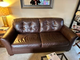 Leather coach 2