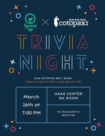 TRIVIA NIGHT FUNDRAISER x Cotopaxi 1