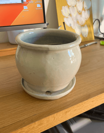 Glazed Plant Pot 1