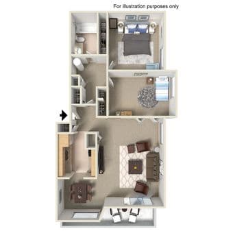 OFFER: Stanford-Owned Oak Creek Apts 2B1B starting from May 11 1