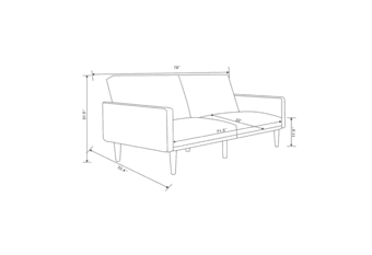 Gray Futon 1