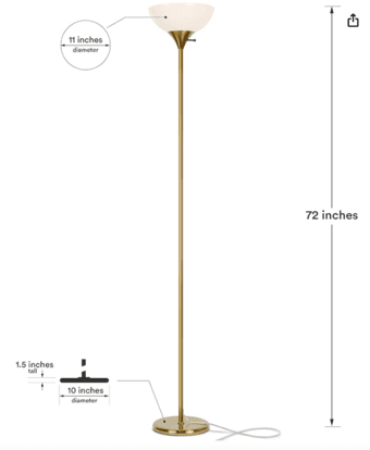 Gold/Brass Lamp 1