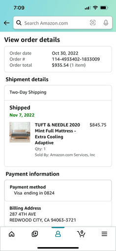 Bed and bed frame 2