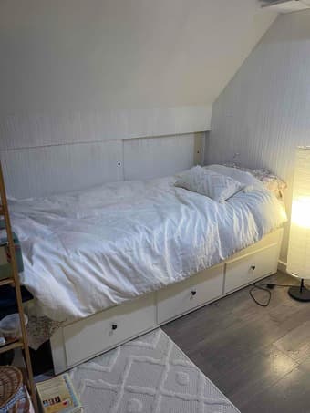 White IKEA daybed 1