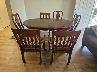 Dining table with chairs 2