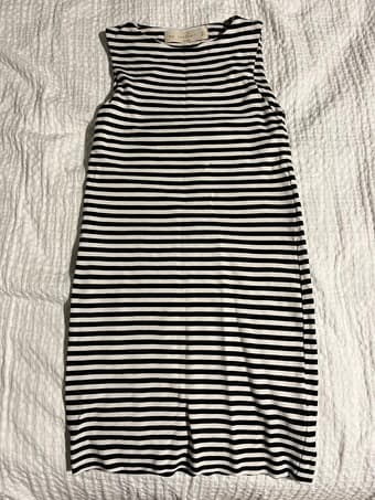 Smart casual stripe Zara dress 1