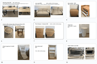 Move out sale 1