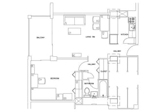Subleasing On-Campus Hulme Midrise 1 BR Apartment Dec 6 - Jan 12 1